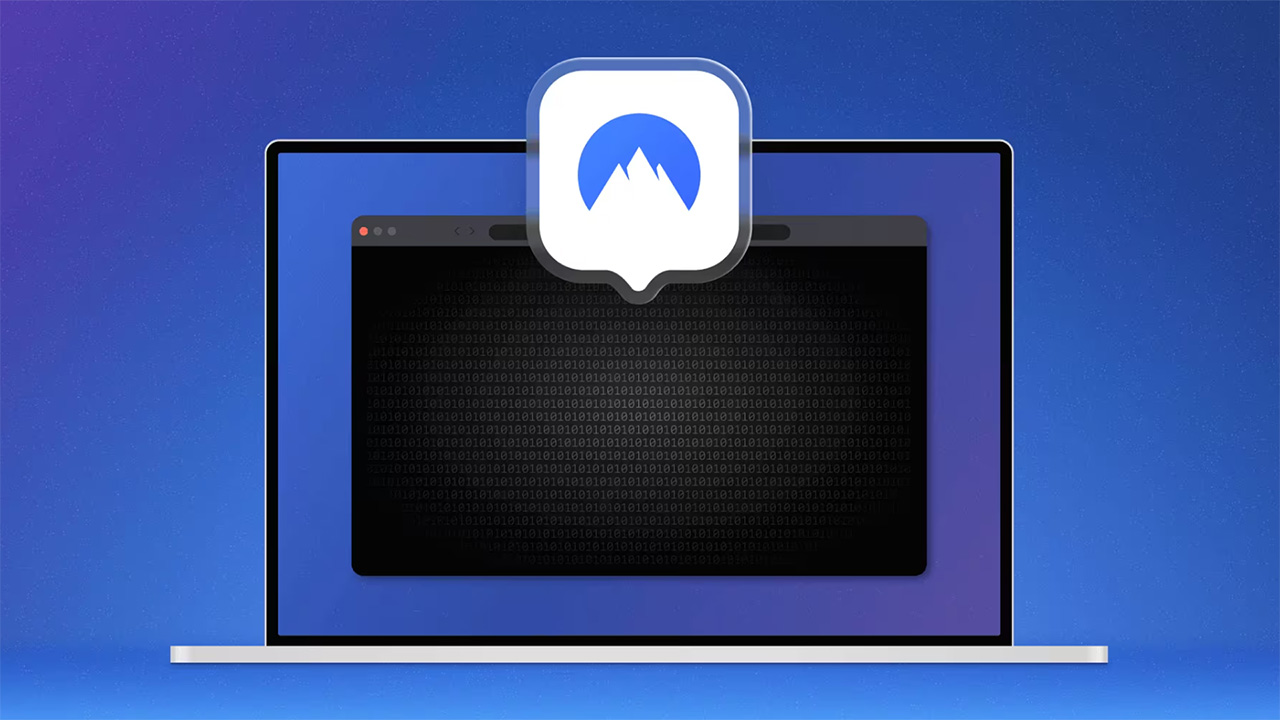 NordVPN independent audit graphic showing a laptop with NordVPN&#039;s logo