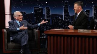 Martin Scorsese and Jimmy Kimmel talking on Jimmy Kimmel Live!