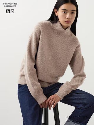 Uniqlo, Lambswool Turtleneck Jumper