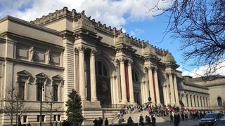 The exterior of the Metropolitan Museum of Art