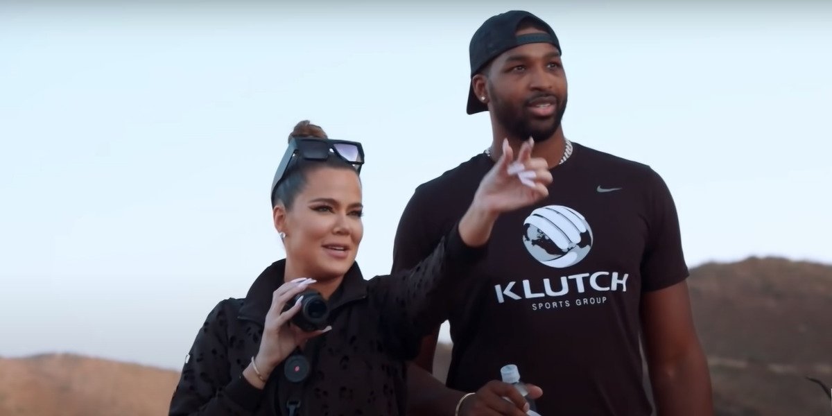 screenshot khloe kardashian and tristan thompson on keeping up with the kardashians