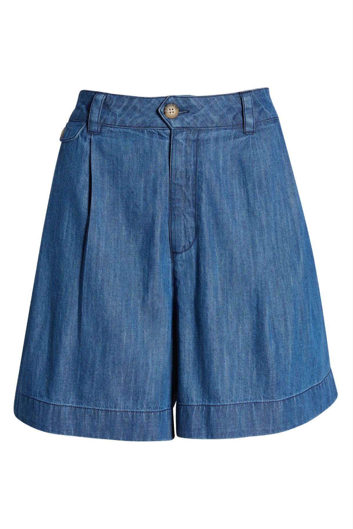 Treasure & Bond Tailored Denim Shorts