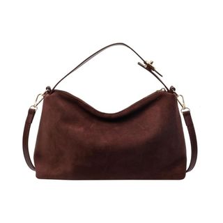 Hitotes Tragetaschen für Damen, Wildleder-Umhängetaschen, Hobo-Taschen, 2024 Herbst-Geldbörsen, Umhängetaschen, Arbeitstaschen, Slouchy-Taschen, Tragetaschen