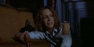 Laurie Strode during her battle with Michael