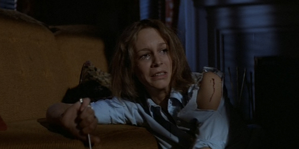 Laurie Strode during her battle with Michael