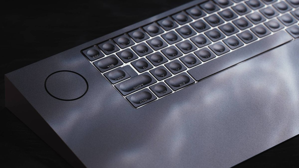 Forget a new laptop — this $2,100 keyboard is made out of a solid block of aluminum