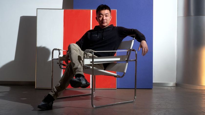 Nothing CEO Carl Pei sitting on a chair
