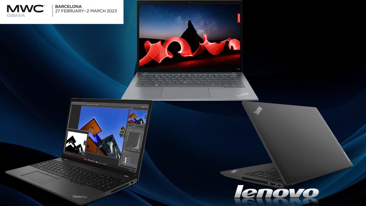 Lenovo launches new T-series ThinkPads at MWC 2023