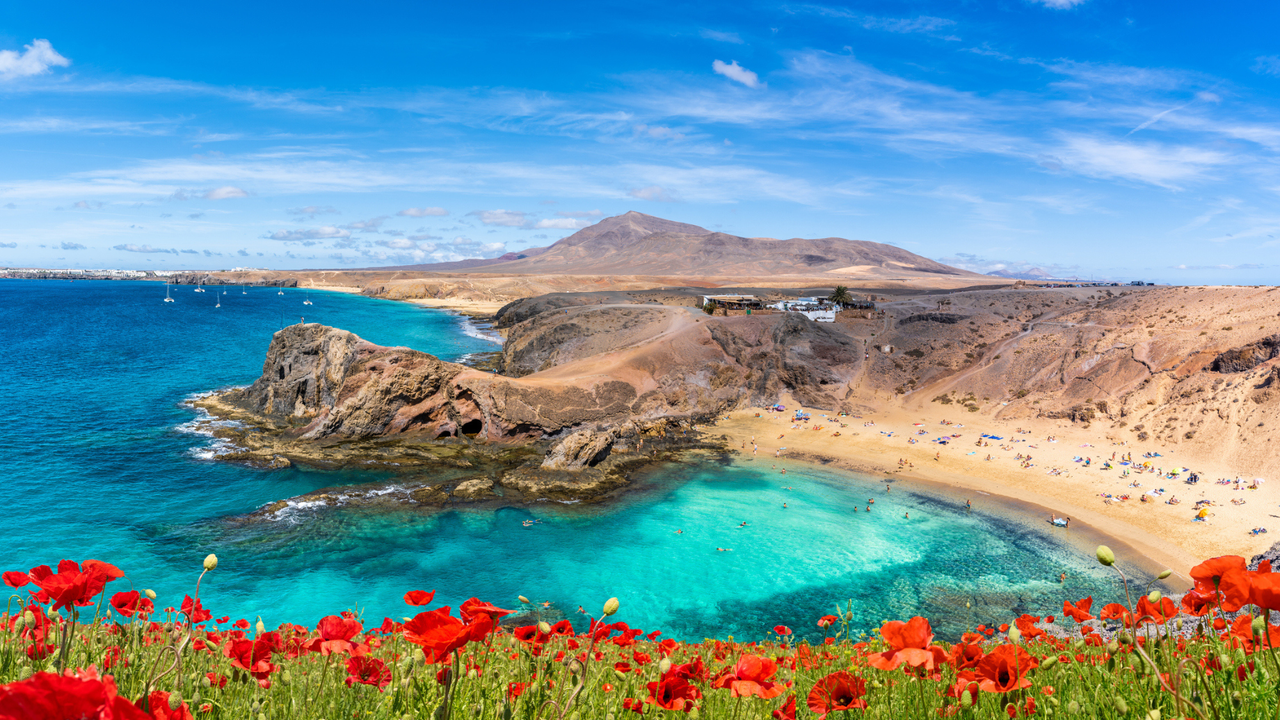 Papagayo beach on Lanzarote