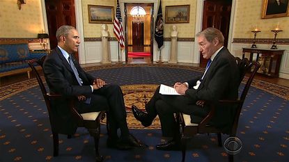 Obama talks to Charlie Rose about Iraq, 9/11 documents