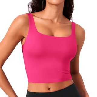 PINSPARK Hot Pink Sports Bra