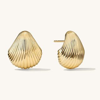 Mejuri Seashell Studs