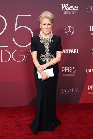 Bette Midler admitted to "tailoring" her face as she picked up an award