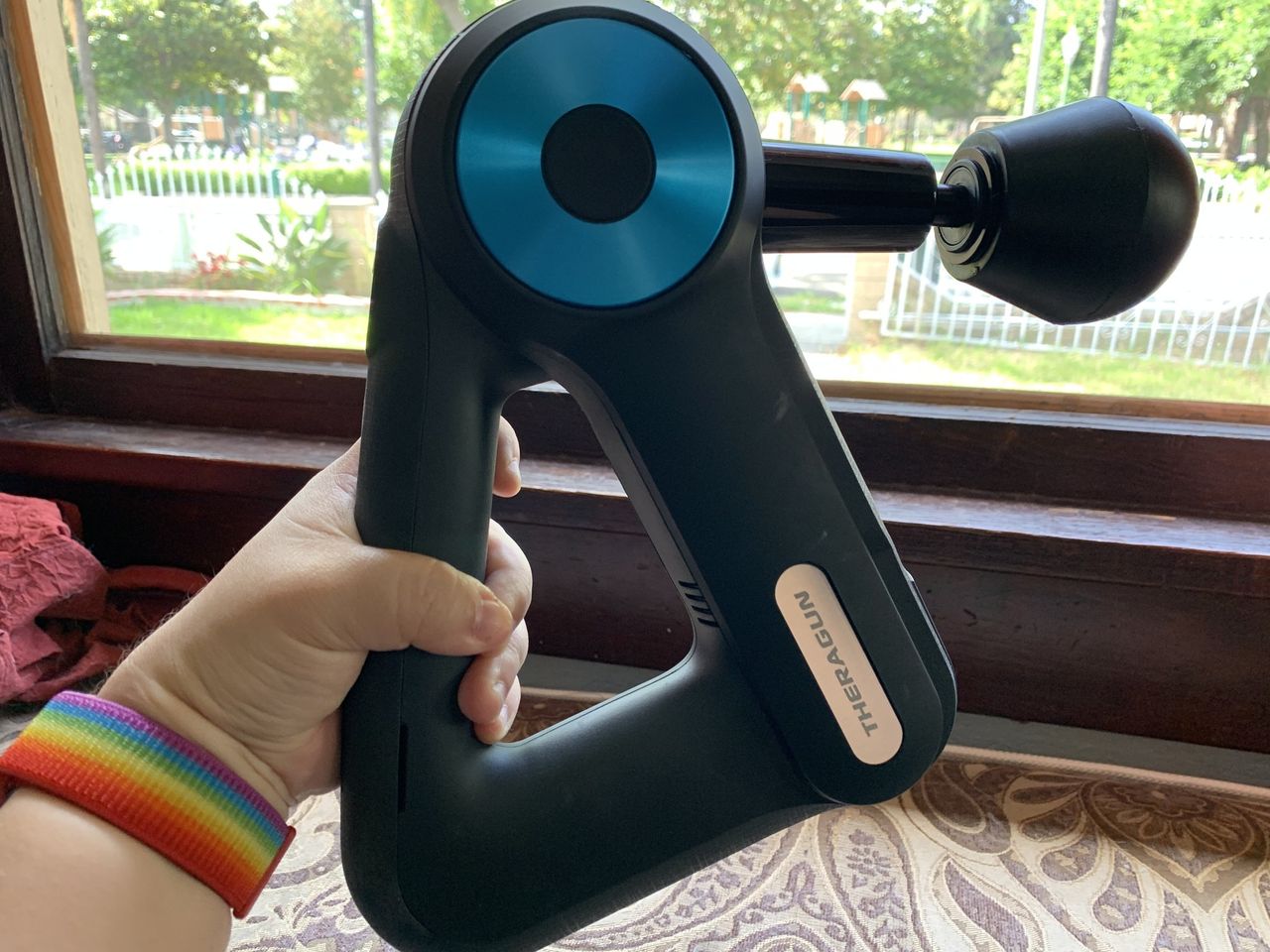 Theragun G3PRO in hand