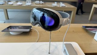 Apple Vision Pro demo appointment - in store display unit