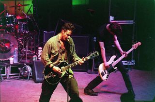 Soundgarden perform at the Empire in London in 1994