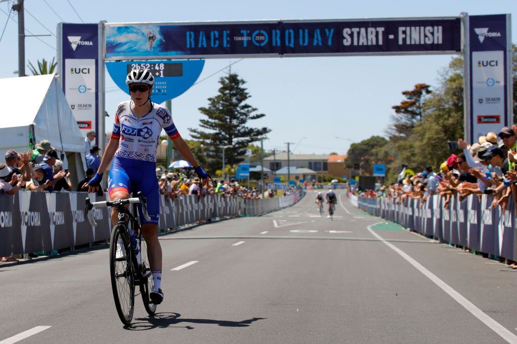 Brodie Chapman (FDJ Nouvelle-Aquitaine Futuroscope) wins the 2020 Race Torquay