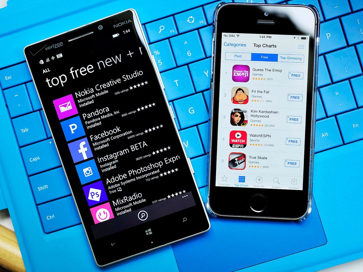 iOS App Store vs Windows Phone Store in 2014 – How do they compare