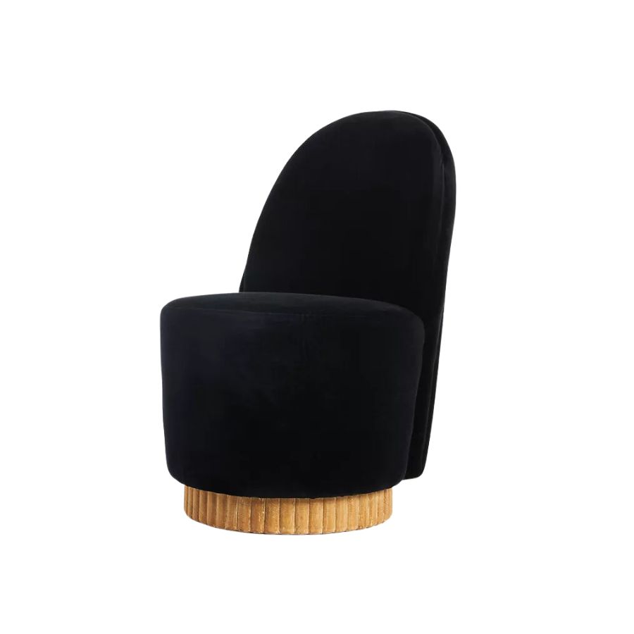 velvet dining chair