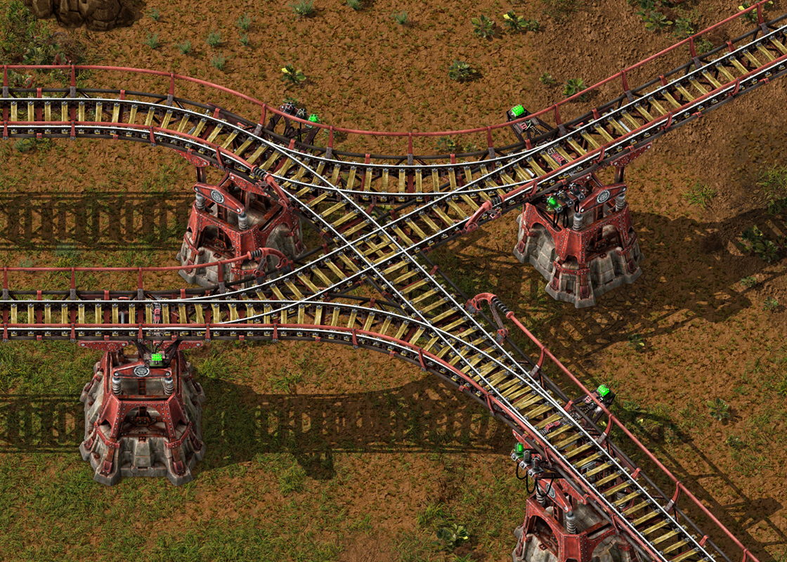 Try to remain calm but Factorio is adding elevated trains