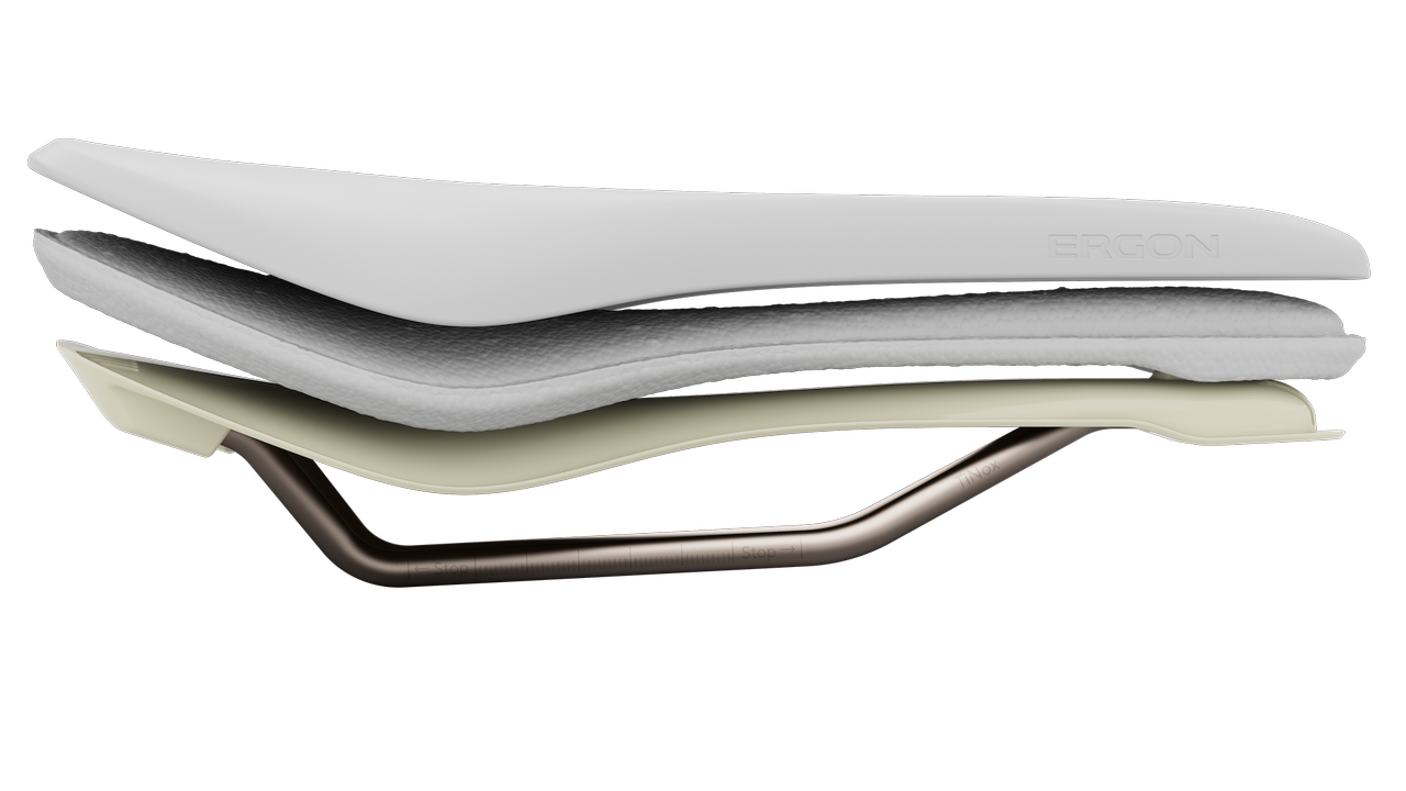 The enw and fully recyclable SR Allroad Core Circular saddle