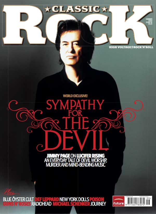 The cover of Classic Rock 96, featuring Jimmy Page
