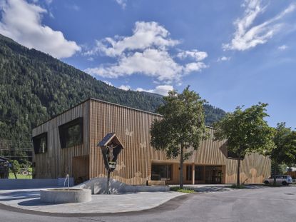 Austrian Kindergarten made entirely out of wood