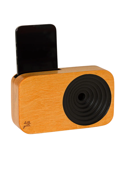 Wooden Amplifying Phone Speaker