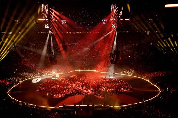 Metallica onstage in Amsterdam