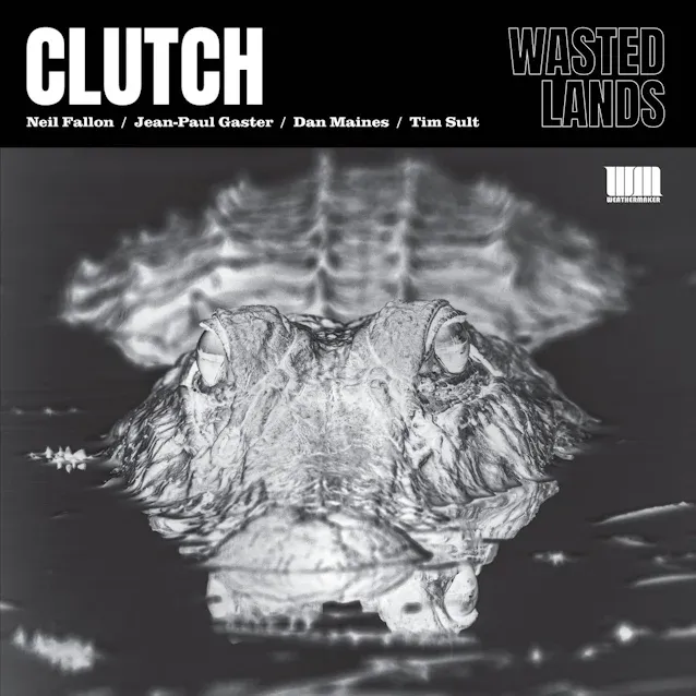 Album artwork for Clutch's upcoming 14th album Wasted Lands