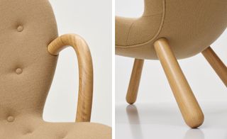 ’Clam’ chair curves