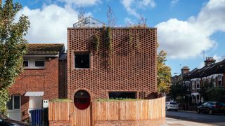 Amazing self build with with rooftop greenhouse and 'hit and miss' brickwork built in Peckham
