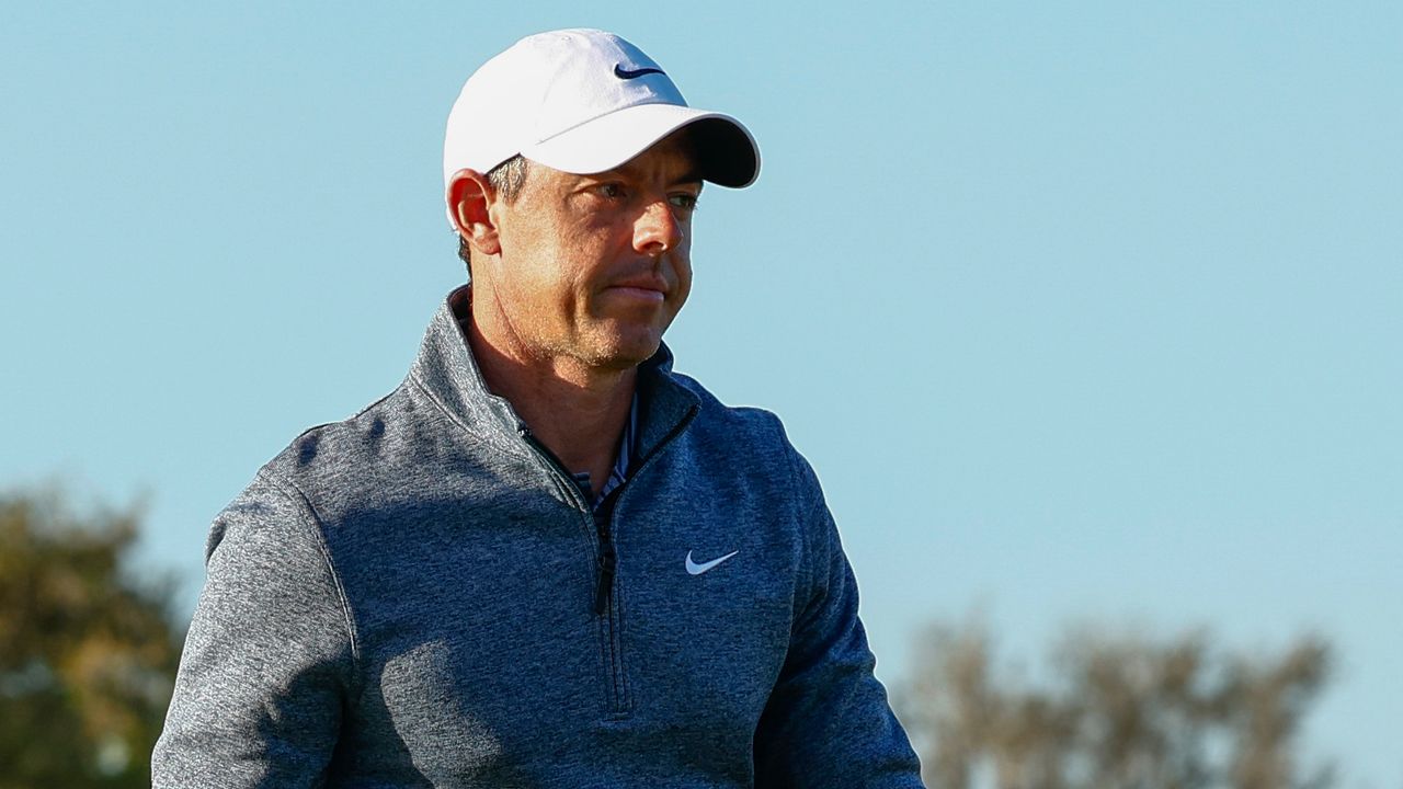 Rory McIlroy during Wednesday practice at the Cognizant Classic