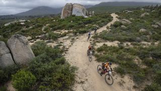 Sina Frei and Laura Stigger of 91-songo-Specialized, 2021 Absa Cape Epic