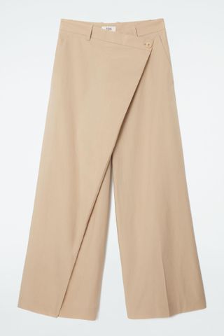 Asymmetric Wrap Trousers