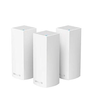 Linksys Velop Tri-Band Home Mesh WiFi System - WiFi Router/WiFi Extender for Whole-Home Mesh Network (3-pack, White)