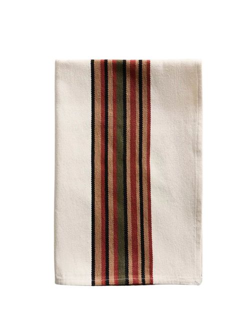 Table Runner With Colored Stripes