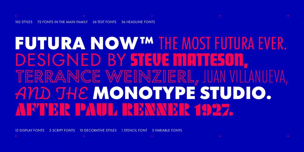 Futura font gets a modern makeover (and you won’t believe how good it ...