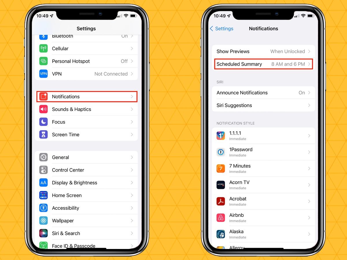How to set up a notification summary in iOS 15 | Tom's Guide