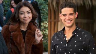 Sarah Hyland on Modern Family/Wells Adams on Bachelor in Paradise.