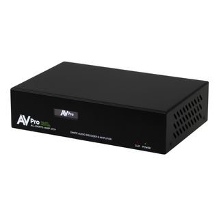 A Dante amplifier from AVPro Edge to be displayed at ISE 2024.