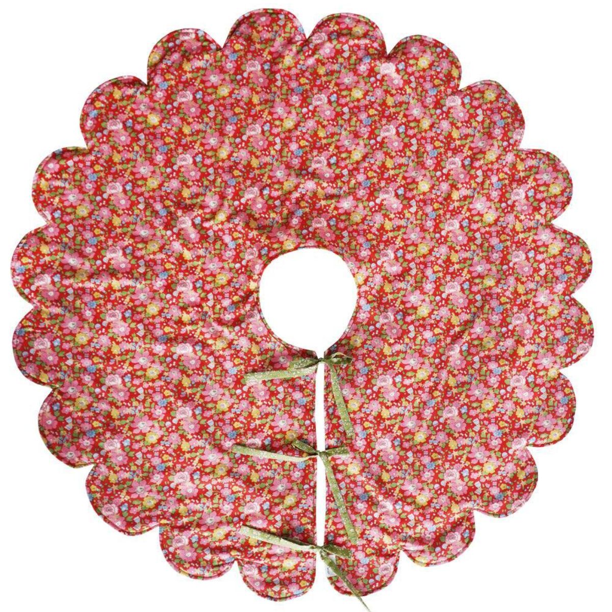 Liberty Print christmas tree skirt