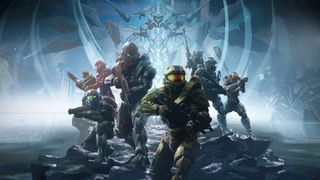 best Halo games: Master Chief and a group of Spartans