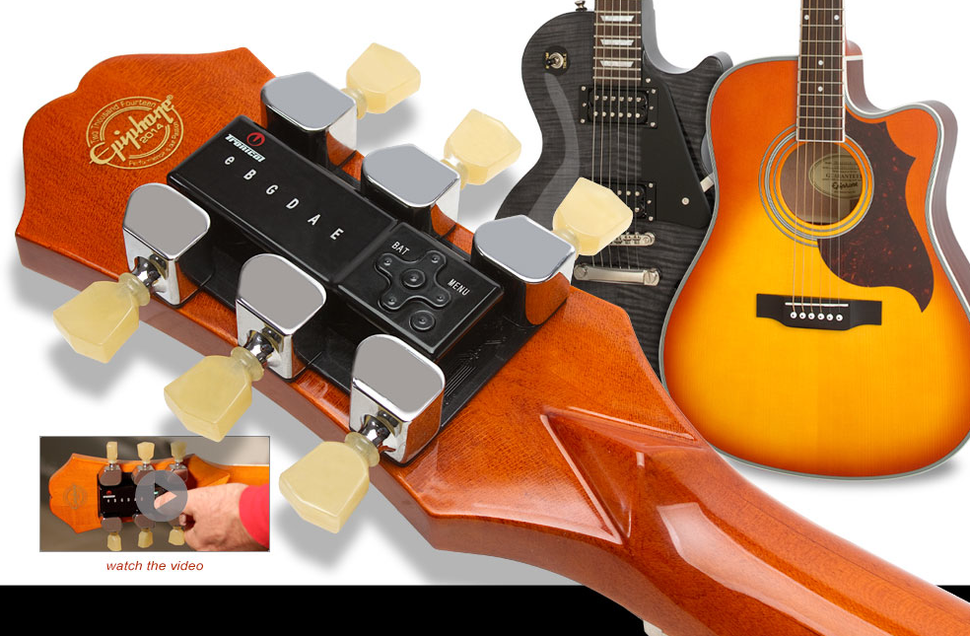 SelfTuning Guitars Epiphone Introduces Models —Les