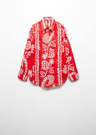 Printed Oversize Shirt