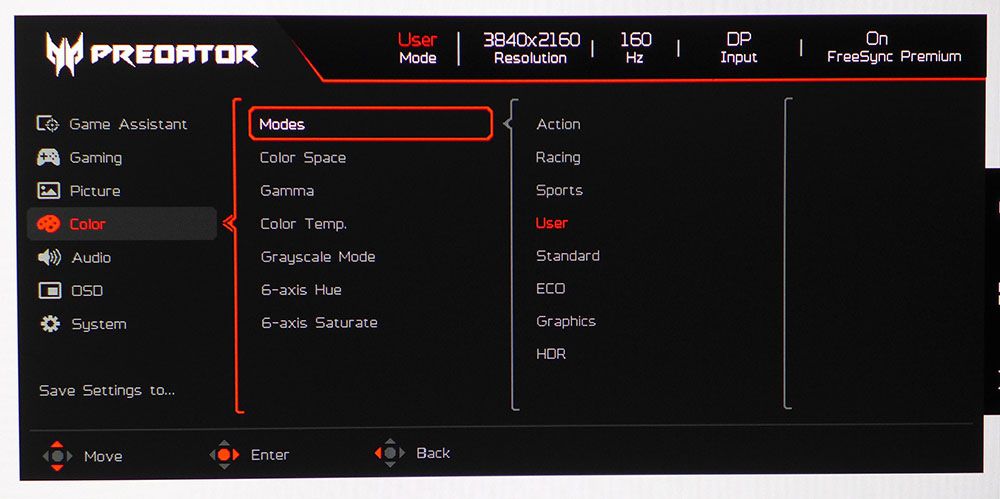 Acer Predator XB273K V5