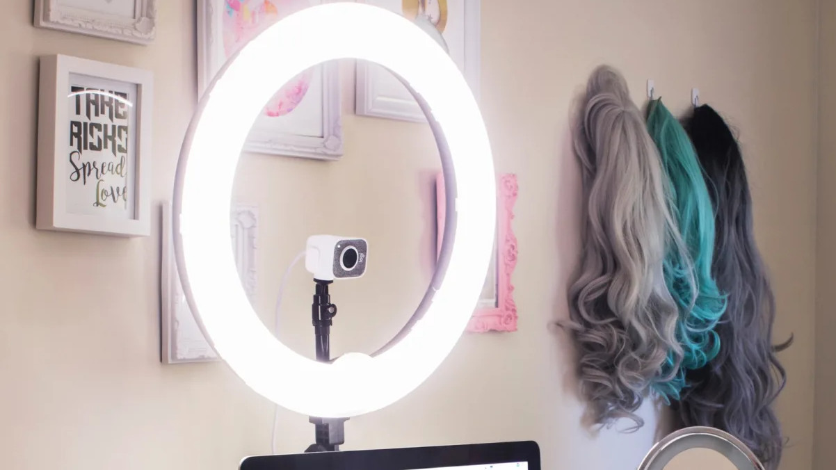 ring light for laptop webcam