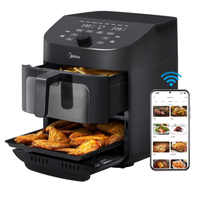 Midea Dual Basket Air Fryer Oven