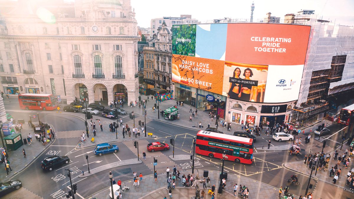 Digital signage in London&#039;s Piccadilly Circus