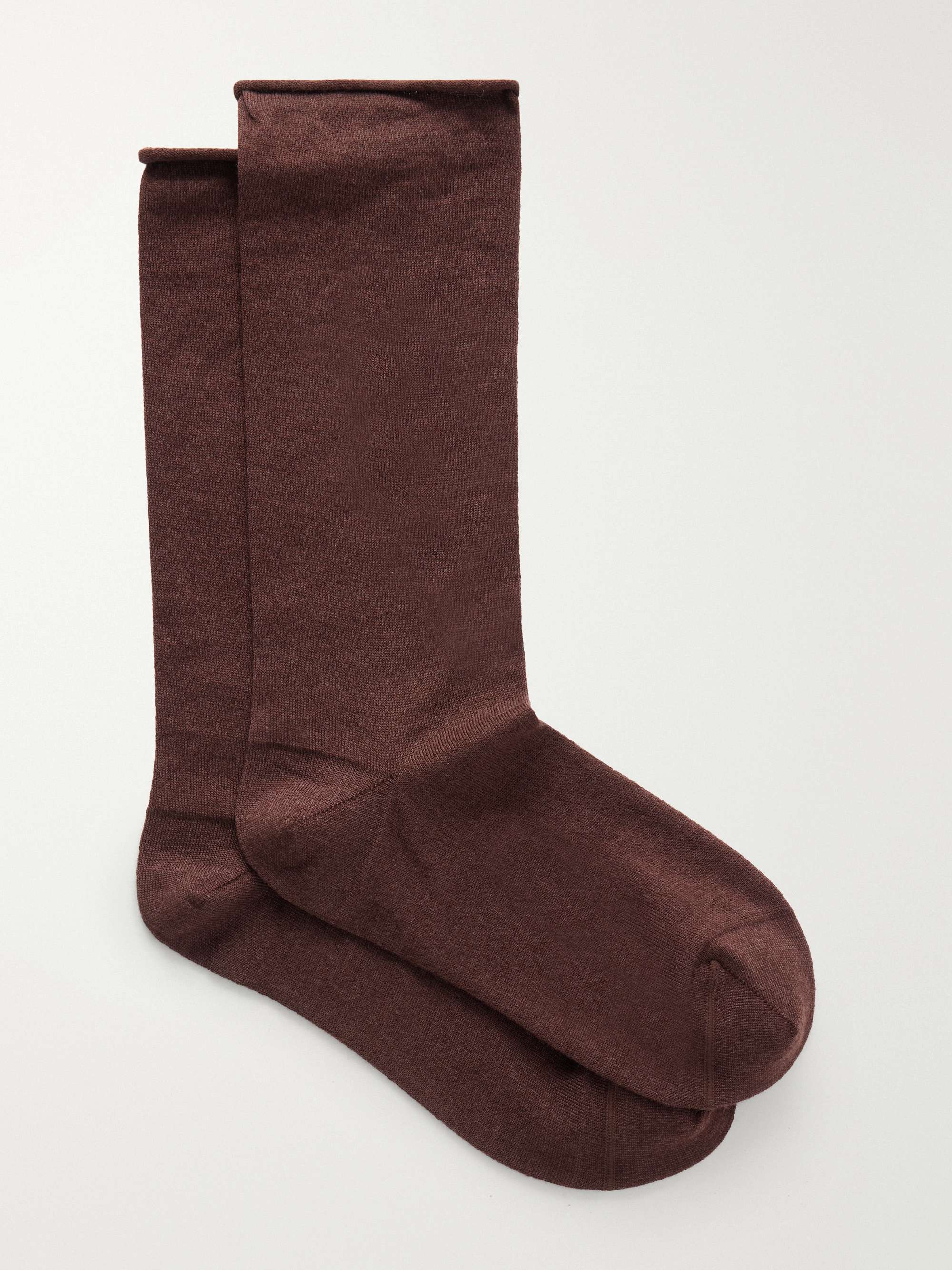 Cashmere-Blend Socks